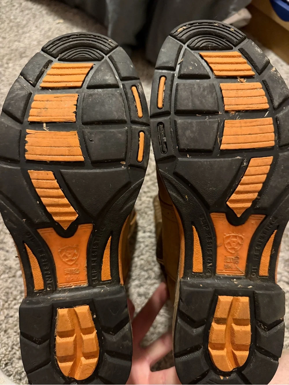 Used Ariat work boots size 12